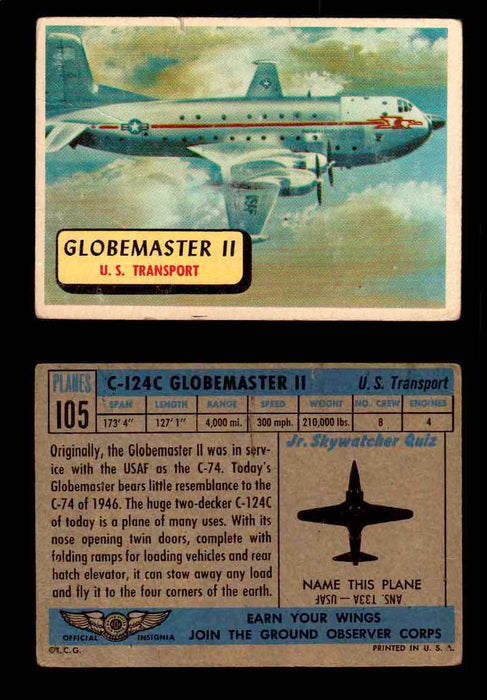 1957 Planes Series II Topps Vintage Card You Pick Singles #61-120 #105  - TvMovieCards.com