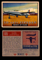 1953 Wings Topps TCG Vintage Trading Cards You Pick Singles #101-200 #105  - TvMovieCards.com