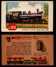 Rails And Sails 1955 Topps Vintage Card You Pick Singles #1-190   - TvMovieCards.com