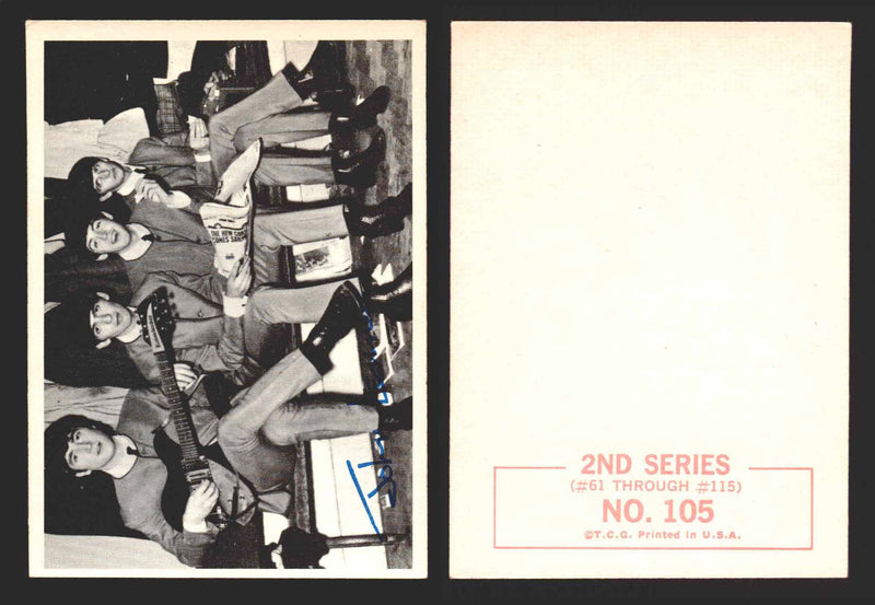 Beatles Series 2 Topps 1964 Vintage Trading Cards You Pick Singles #61-#115 #105  - TvMovieCards.com