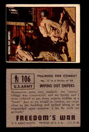 1950 Freedom's War Korea Topps Vintage Trading Cards You Pick Singles #101-203 #106  - TvMovieCards.com
