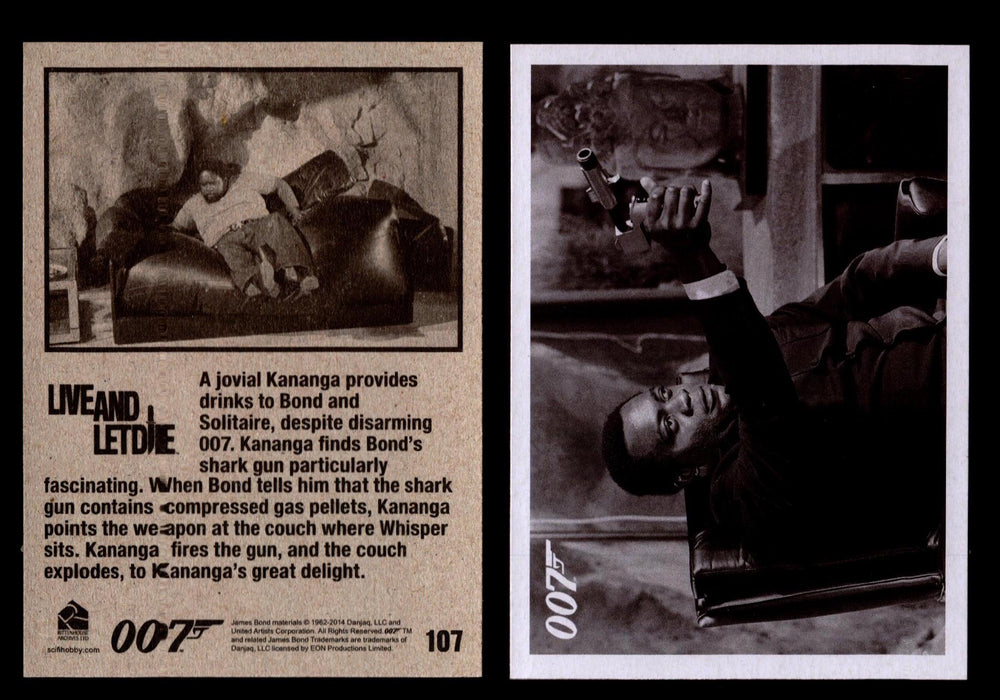 James Bond Archives 2014 Live and Let Die Throwback You Pick Single Card #60-120 #107  - TvMovieCards.com