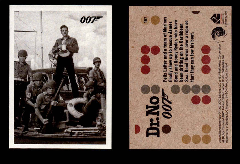 James Bond 50th Anniversary Series Two Dr. No You Pick Single Cards #1-108 #107  - TvMovieCards.com