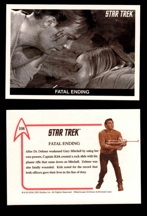 Star Trek TOS 40th Anniversary S2 1967 Expansion Card You Pick Singles #91-108 #108    Fatal Ending  - TvMovieCards.com