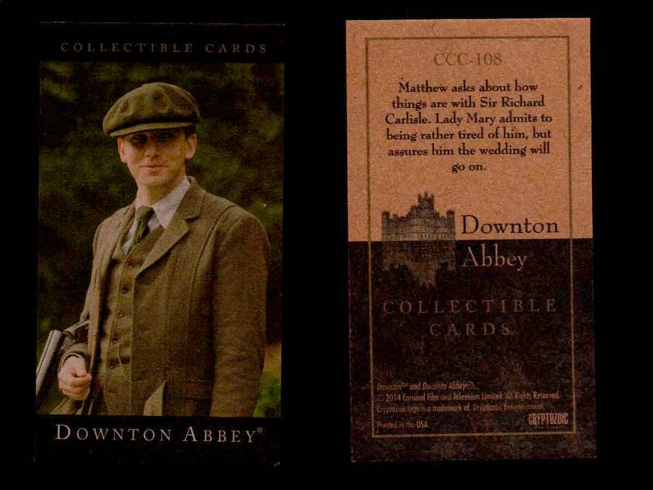 Downton Abbey Seasons 1 & 2 Mini Base Parallel You Pick Single Card CCC67-CCC125 108  - TvMovieCards.com