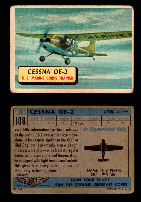 1957 Planes Series II Topps Vintage Card You Pick Singles #61-120 #108  - TvMovieCards.com