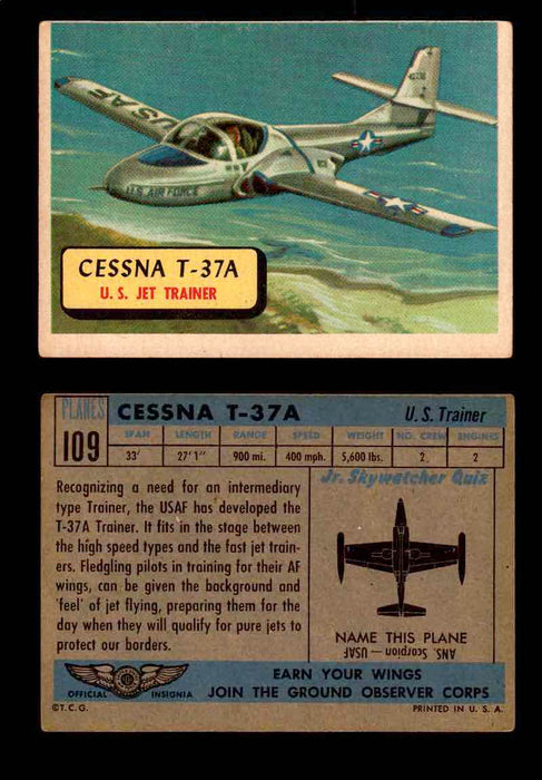 1957 Planes Series II Topps Vintage Card You Pick Singles #61-120 #109  - TvMovieCards.com