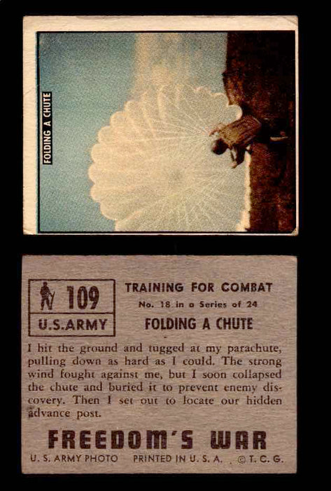 1950 Freedom's War Korea Topps Vintage Trading Cards You Pick Singles #101-203 #109  - TvMovieCards.com
