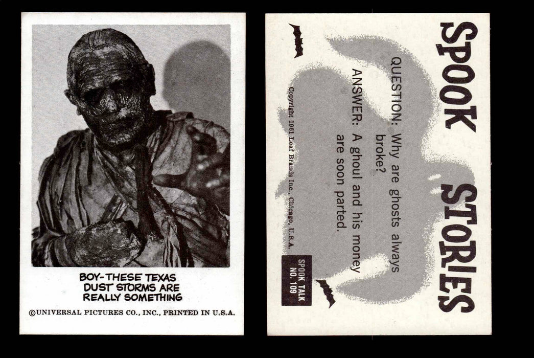 1961 Spook Stories Series 2 Leaf Vintage Trading Cards You Pick Singles #72-#144 #109  - TvMovieCards.com