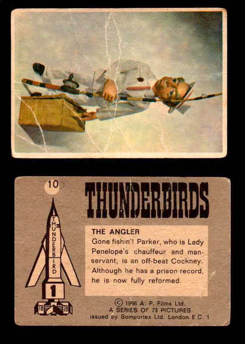 Thunderbirds Vintage Trading Card Singles #1-72 Somportex 1966 #10  - TvMovieCards.com