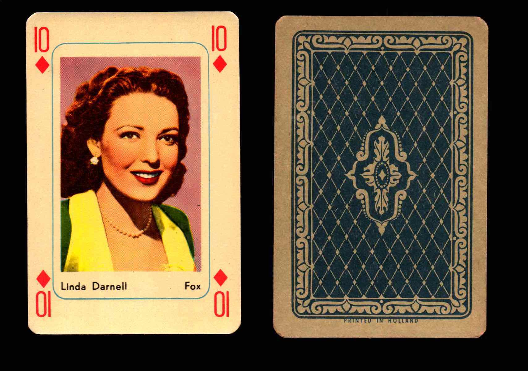 トランプ PIATNIK No.1190 HOLLYWOOD MOVIE STARS Vintage Hollywood Movie Stars Playing Cards You Pick Singles