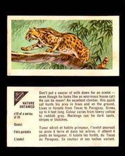 Nature Untamed Nabisco Vintage Trading Cards You Pick Singles #1-24 #10 Ocelot  - TvMovieCards.com