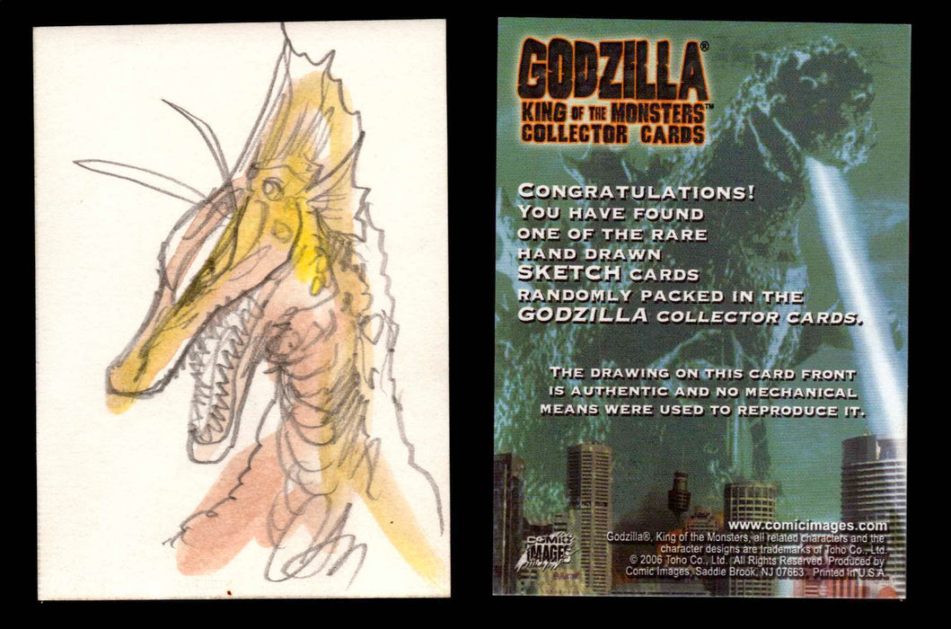GODZILLA: KING OF THE MONSTERS Artist Sketch Trading Card You Pick Singles #10 Titanosaurus by Christopher Scalf  - TvMovieCards.com
