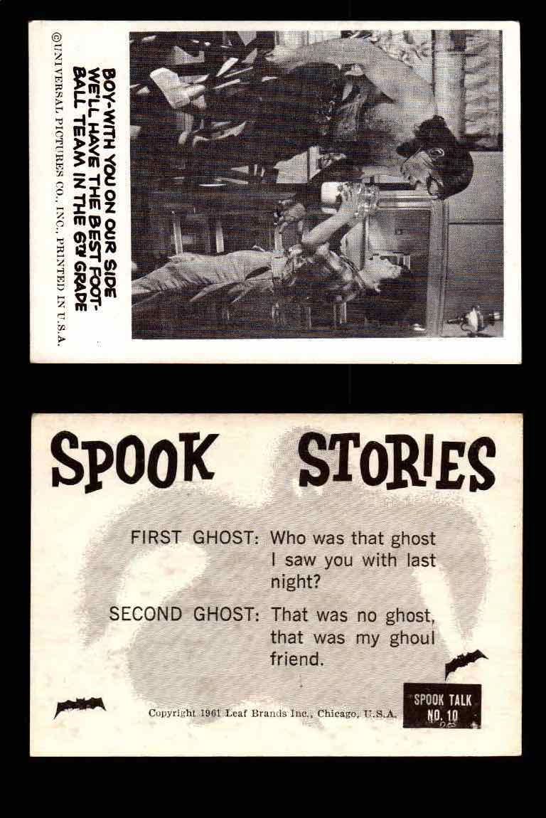 1961 Spook Stories Series 1 Leaf Vintage Trading Cards You Pick Singles #1-#72 #10  - TvMovieCards.com