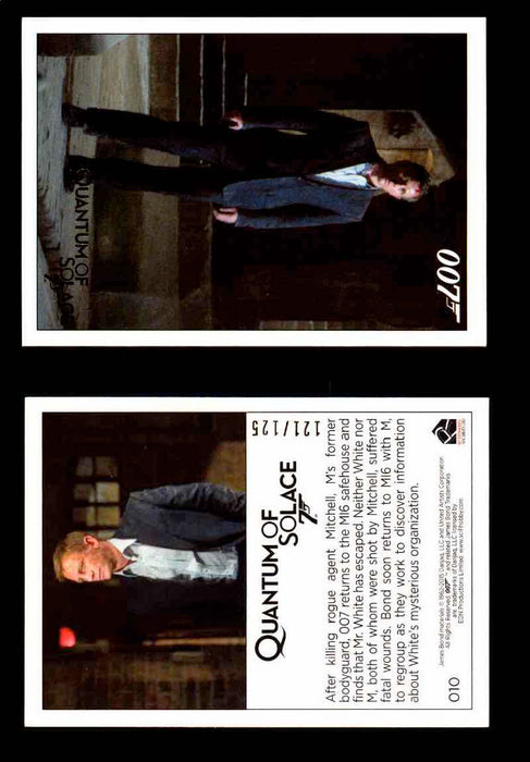 James Bond Archives Quantum of Solace Gold Parallel You Pick Single Cards #1-90 #10  - TvMovieCards.com