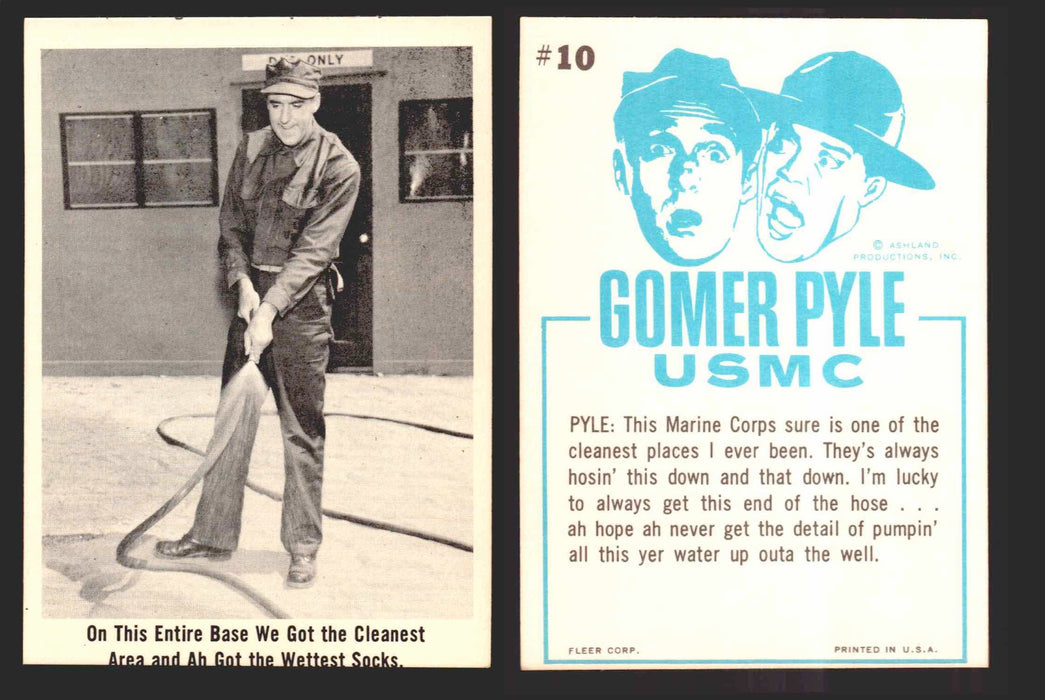 1965 Gomer Pyle Vintage Trading Cards You Pick Singles #1-66 Fleer 10   On this entire base we got the cleanest area and A  - TvMovieCards.com