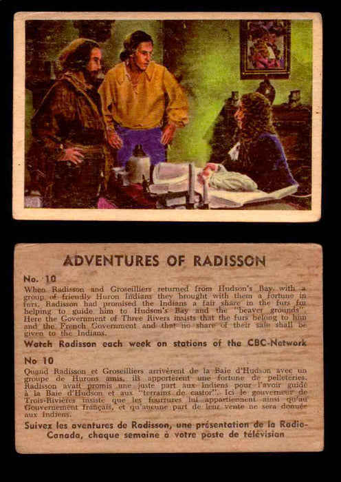 1957 Adventures of Radisson (Tomahawk) TV Vintage Card You Pick Singles #1-50 #10  - TvMovieCards.com