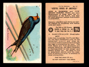Birds - Useful Birds of America 5th Series You Pick Singles Church & Dwight J-9 #10 Barn Swallow  - TvMovieCards.com