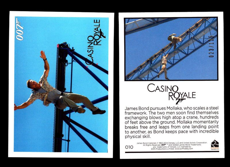 James Bond Archives 2014 Casino Royal Gold Parallel Card You Pick Number #10  - TvMovieCards.com