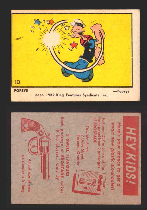 1951 Color Comic Cards Vintage Trading Cards You Pick Singles #1-#39 Parkhurst #	10  - TvMovieCards.com