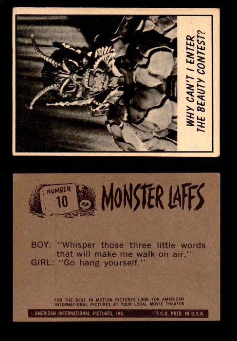 Monster Laffs 1966 Topps Vintage Trading Card You Pick Singles #1-66 #10  - TvMovieCards.com