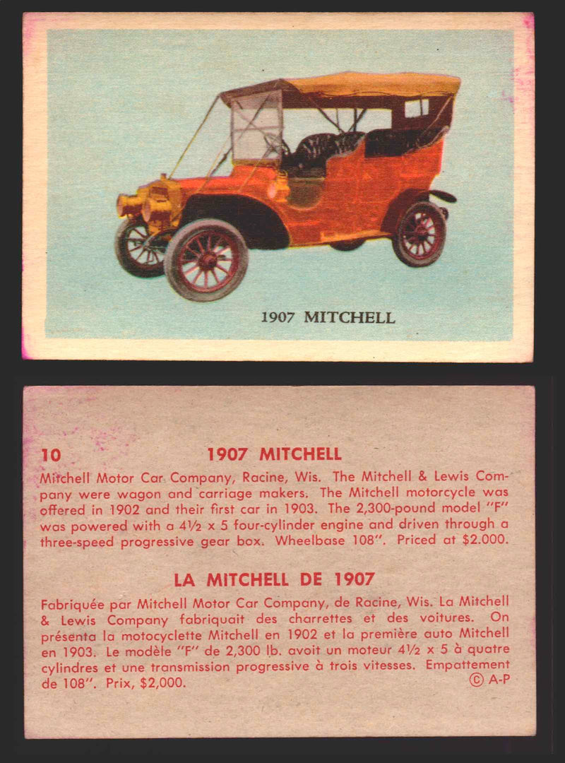 1959 Parkhurst Old Time Cars Vintage Trading Card You Pick Singles #1-64 V339-16 10	1907 Mitchell  - TvMovieCards.com