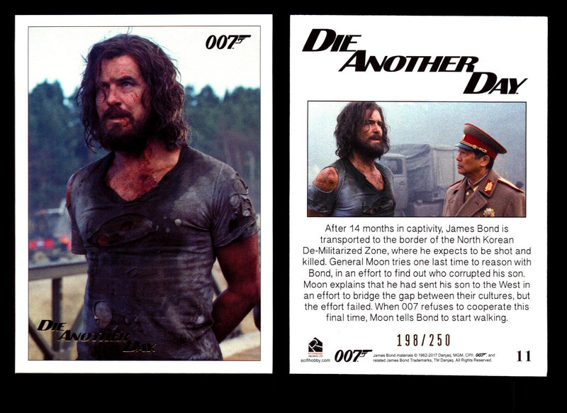 James Bond Archives 2017 Final Edition Die Another Day Gold Parallel Card Single #11  - TvMovieCards.com