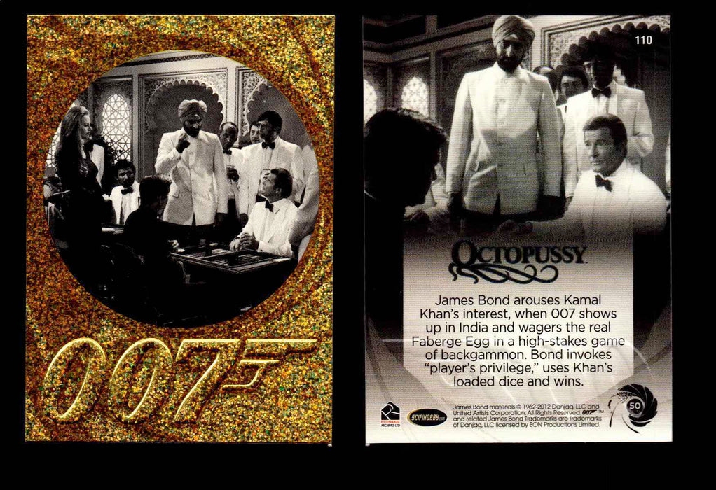 James Bond 50th Anniversary Series Two Gold Parallel Chase Card Singles #2-198 #110  - TvMovieCards.com