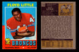 1971 Topps Football Trading Card You Pick Singles #1-#263 G/VG/EX #	110	Floyd Little (HOF)  - TvMovieCards.com