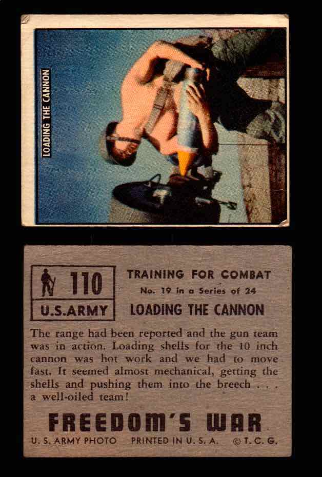 1950 Freedom's War Korea Topps Vintage Trading Cards You Pick Singles #101-203 #110  - TvMovieCards.com