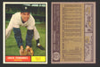 1961 Topps Baseball Trading Card You Pick Singles #100-#199 VG/EX #	112 Chico Fernandez - Detroit Tigers  - TvMovieCards.com