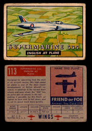 1953 Wings Topps TCG Vintage Trading Cards You Pick Singles #101-200 #113  - TvMovieCards.com