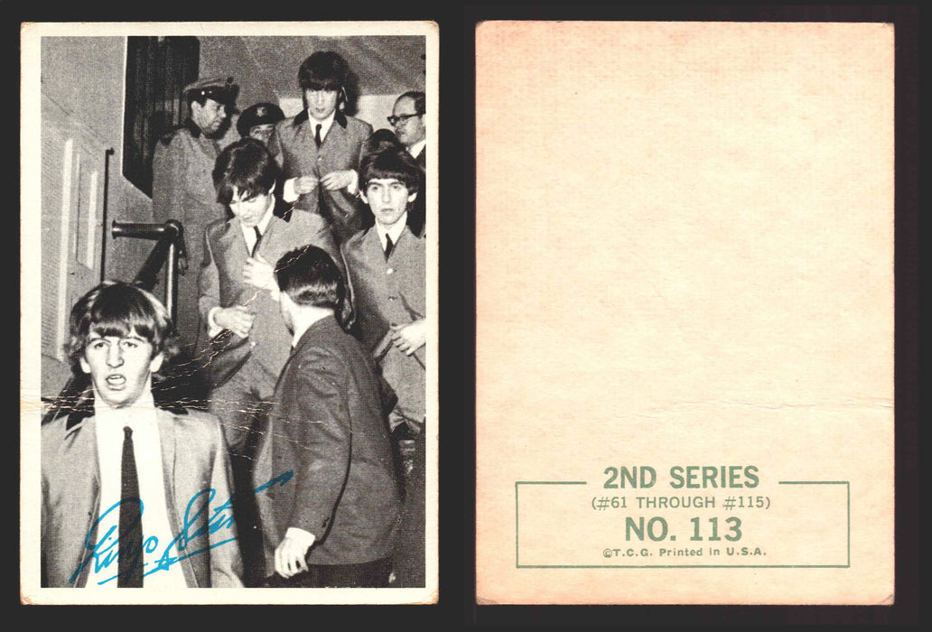 Beatles Series 2 Topps 1964 Vintage Trading Cards You Pick Singles #61-#115 #113  - TvMovieCards.com