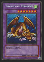 YuGiOh! Thousand Dragon MRD-143 Secret Rare Unlimited Holographic Card   - TvMovieCards.com