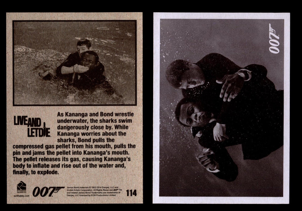 James Bond Archives 2014 Live and Let Die Throwback You Pick Single Card #60-120 #114  - TvMovieCards.com
