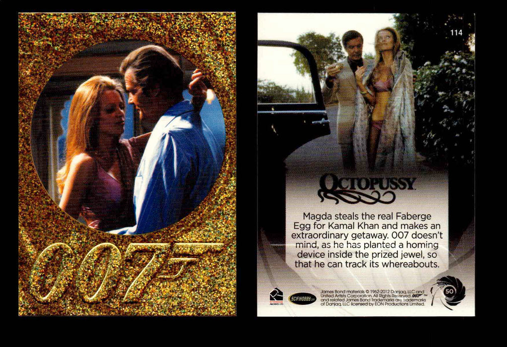 James Bond 50th Anniversary Series Two Gold Parallel Chase Card Singles #2-198 #114  - TvMovieCards.com
