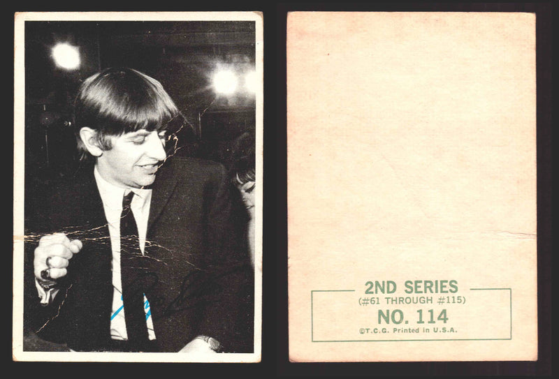 Beatles Series 2 Topps 1964 Vintage Trading Cards You Pick Singles #61-#115 #114  - TvMovieCards.com