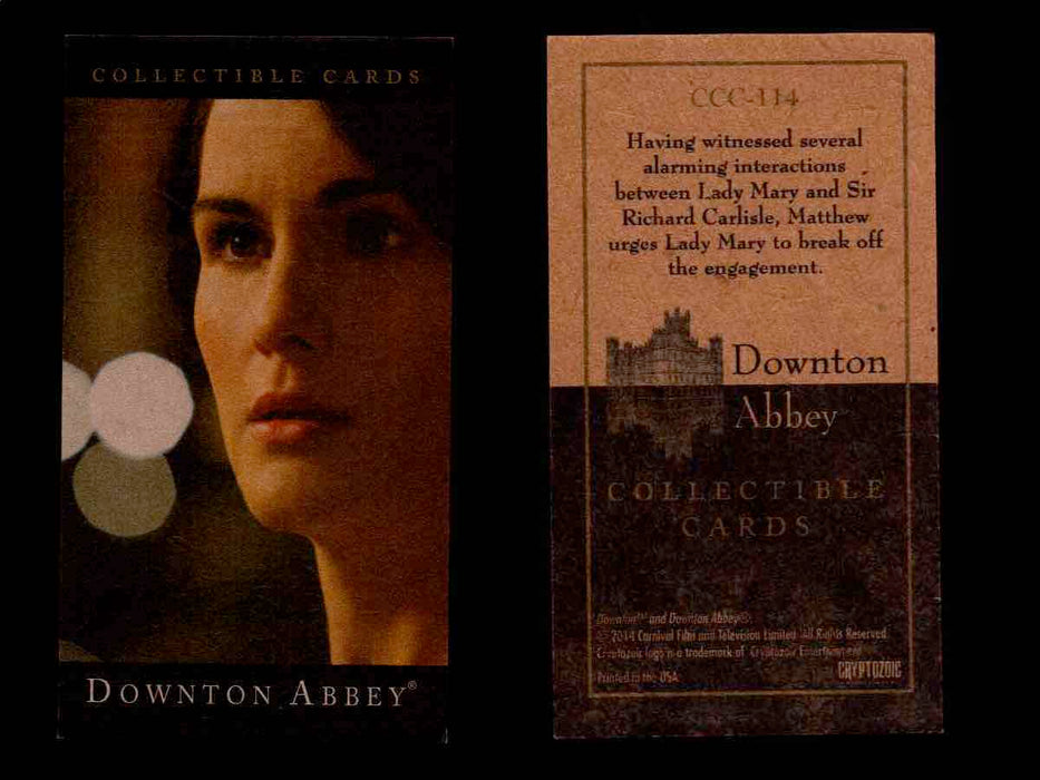 Downton Abbey Seasons 1 & 2 Mini Base Parallel You Pick Single Card CCC67-CCC125 114  - TvMovieCards.com