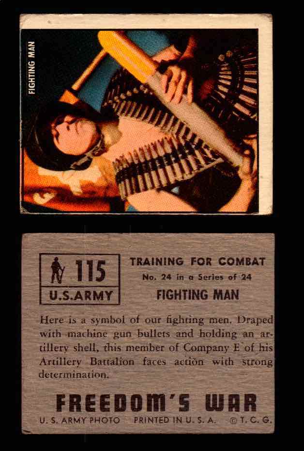 1950 Freedom's War Korea Topps Vintage Trading Cards You Pick Singles #101-203 #115  - TvMovieCards.com