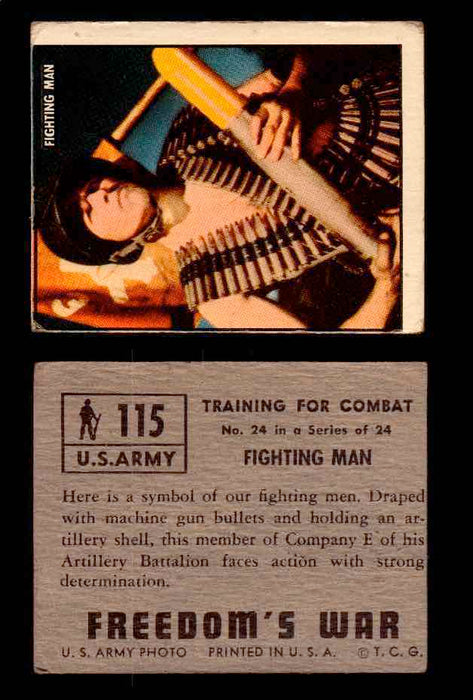 1950 Freedom's War Korea Topps Vintage Trading Cards You Pick Singles #101-203 #115  - TvMovieCards.com
