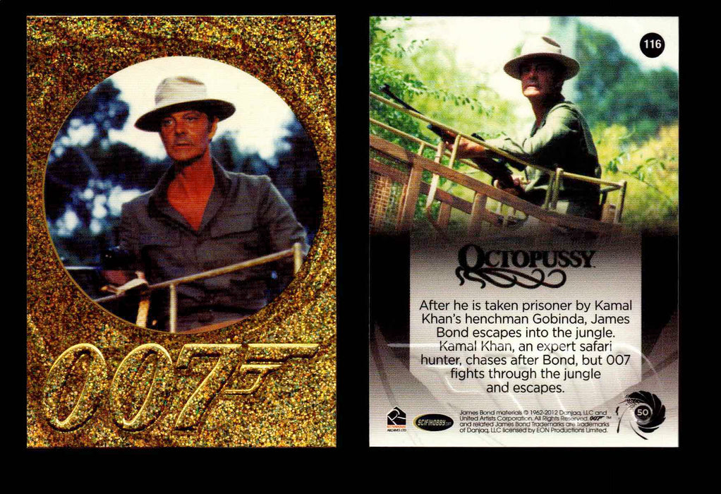 James Bond 50th Anniversary Series Two Gold Parallel Chase Card Singles #2-198 #116  - TvMovieCards.com