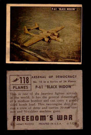 1950 Freedom's War Korea Topps Vintage Trading Cards You Pick Singles #101-203 #118  - TvMovieCards.com