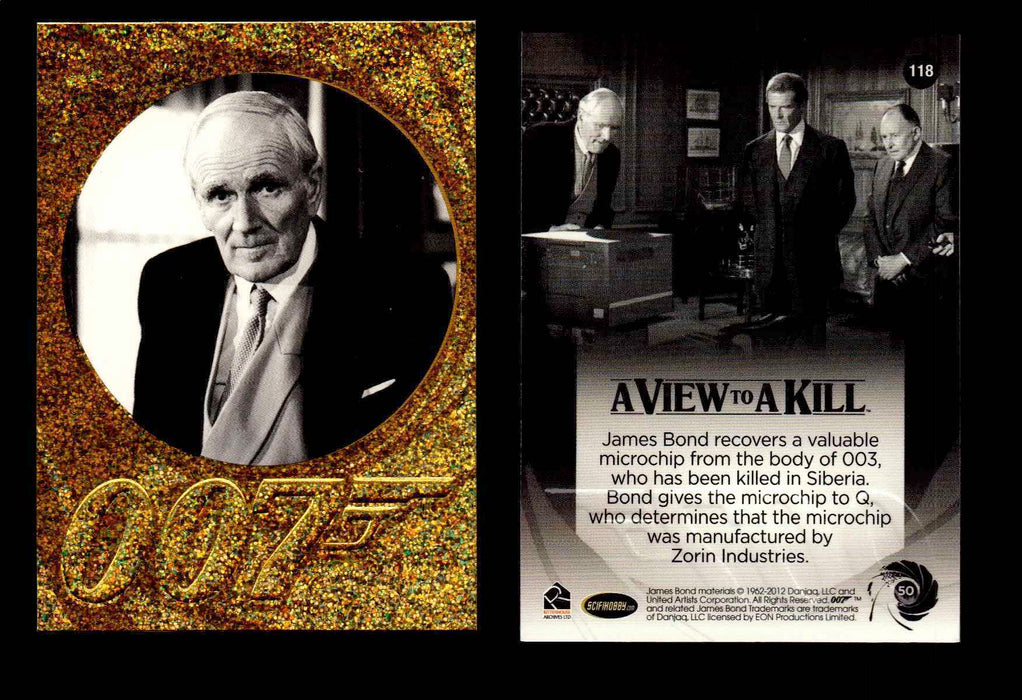 James Bond 50th Anniversary Series Two Gold Parallel Chase Card Singles #2-198 #118  - TvMovieCards.com