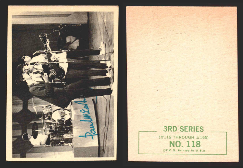 Beatles Series 3 Topps 1964 Vintage Trading Cards You Pick Singles #116-#165 #	118  - TvMovieCards.com