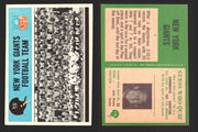 1966 Philadelphia Football NFL Trading Card You Pick Singles #100-196 VG/EX 118 New York Giants Team  - TvMovieCards.com