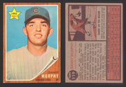 1962 Topps Baseball Trading Card You Pick Singles #100-#199 VG/EX #	119 Danny Murphy - Chicago Cubs  - TvMovieCards.com