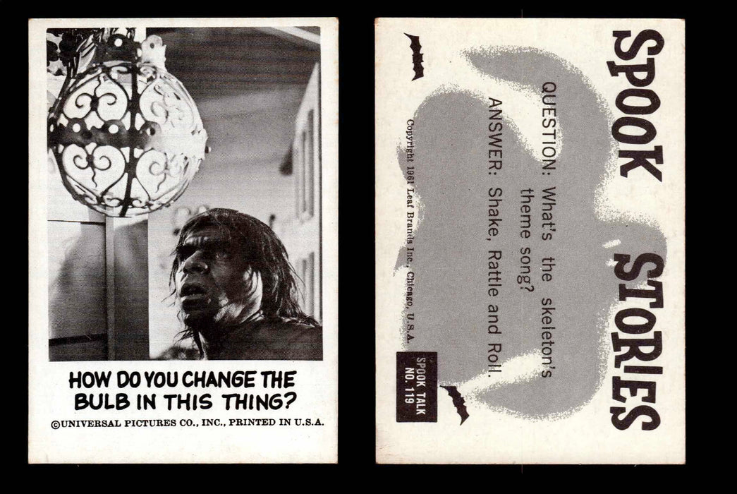 1961 Spook Stories Series 2 Leaf Vintage Trading Cards You Pick Singles #72-#144 #119  - TvMovieCards.com