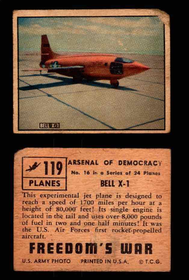 1950 Freedom's War Korea Topps Vintage Trading Cards You Pick Singles #101-203 #119  - TvMovieCards.com