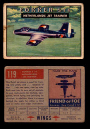1953 Wings Topps TCG Vintage Trading Cards You Pick Singles #101-200 #119  - TvMovieCards.com