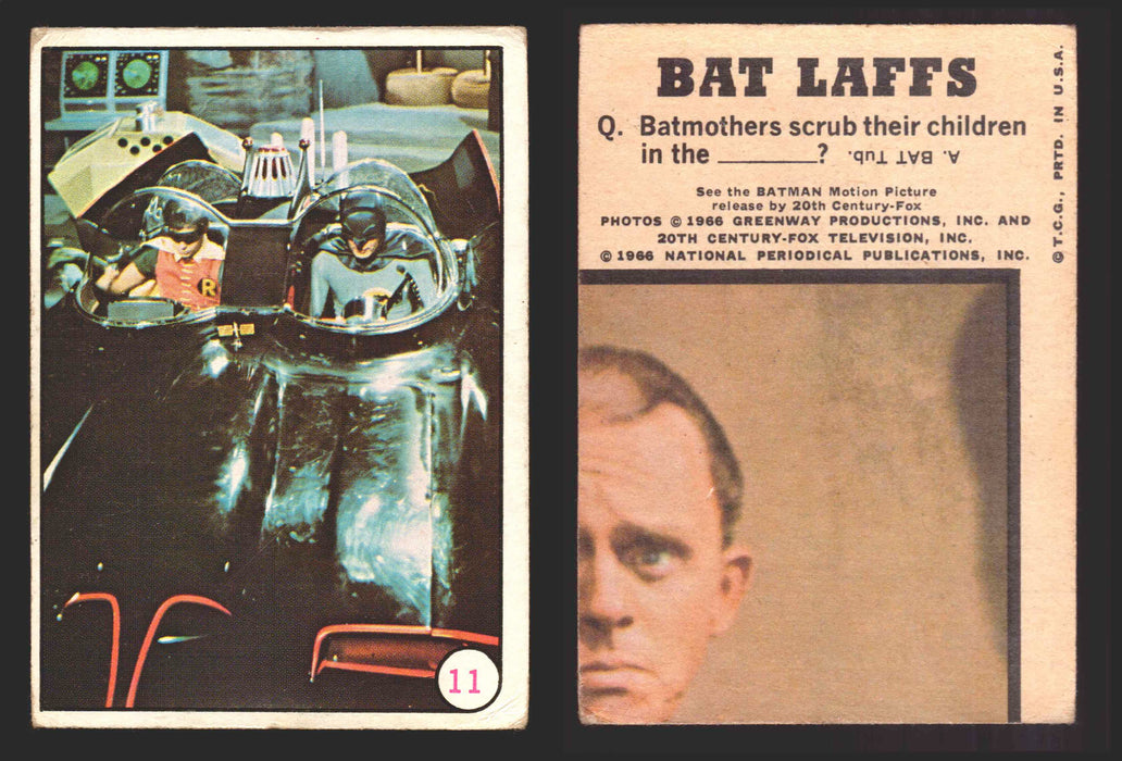 Batman Bat Laffs Vintage Trading Card You Pick Singles #1-#55 Topps 1966 #11  - TvMovieCards.com